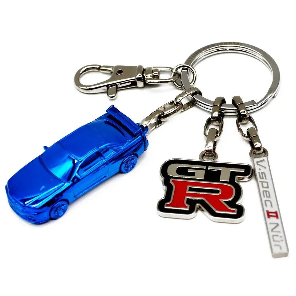 新商品●5000個限定● 日産スカイライン GT-R (BNR34) キーリング、「大阪オートメッセ」で販売決定！ 画像 1