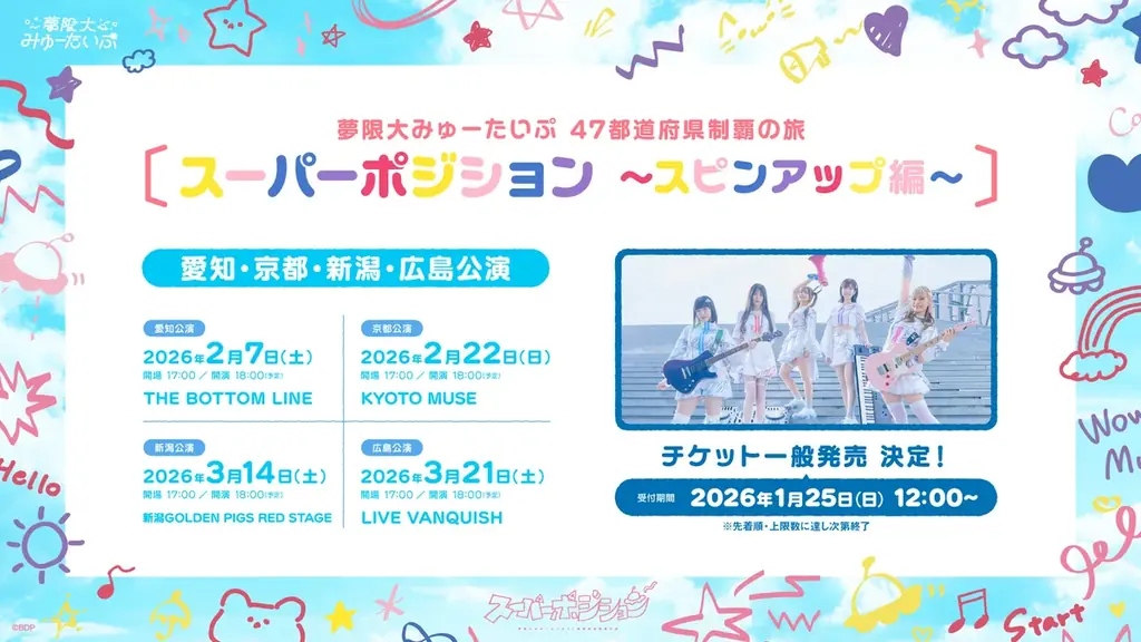 夢限大みゅーたいぷ 47都道府県制覇の旅「スーパーポジション 〜スピンアップ編〜」神奈川公演開催報告 画像 3