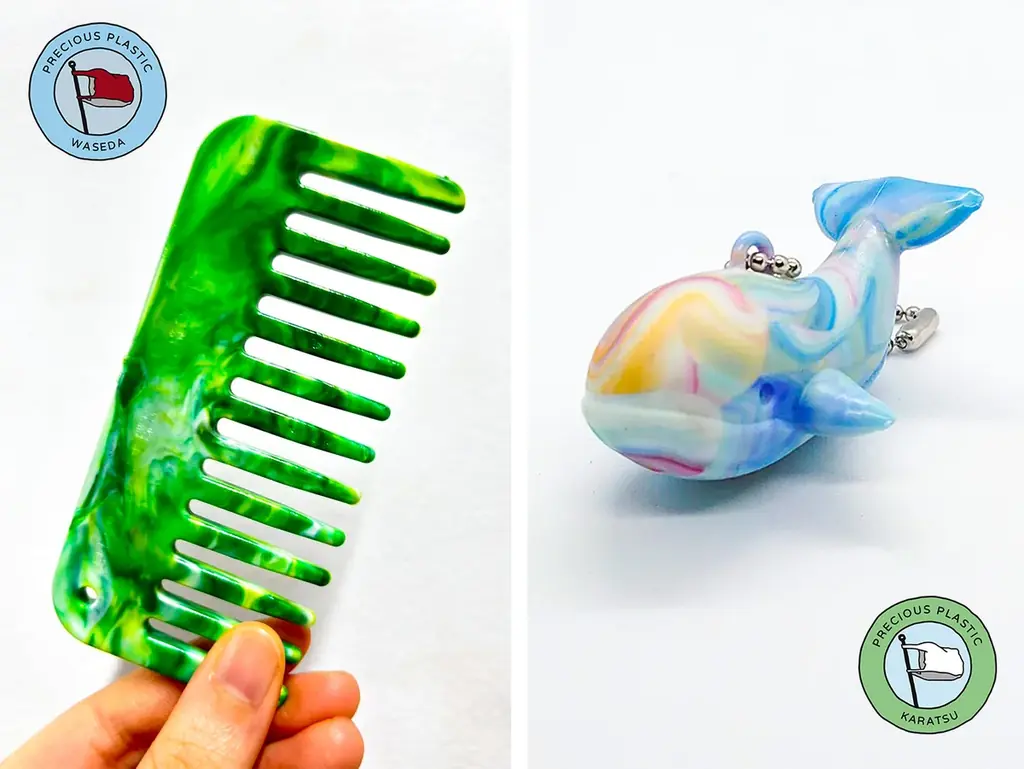 早稲田大学 × 唐津Farm&Food Precious Plastic廃プラスチックから生まれた一点ものを届けるオンラインショップを開設 画像 2