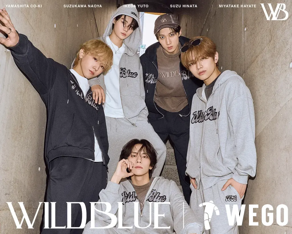 2月21日開始｜WILD BLUE×WEGOコラボ全8型