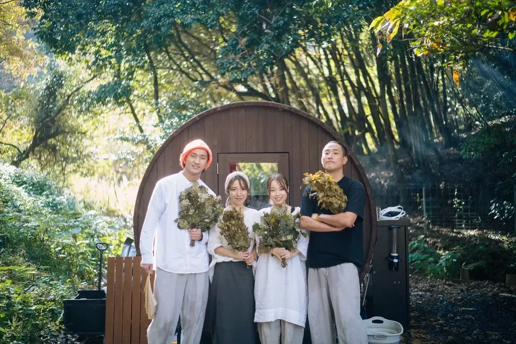 「OND SAUNA」九州初※のウィスキング常設施設へ！武雄の自然の中で植物と蒸気に包まれる新体験を！ 画像 1