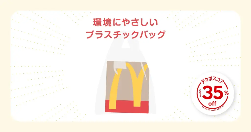 Earth hacks、マクドナルドでできる生活者参加型の脱炭素アクションを開始 画像 4