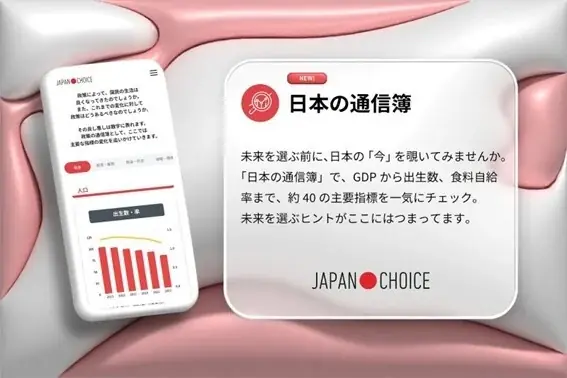 【衆院選2026】若者の投票者の10人に1人が使う「JAPAN CHOICE」アップデートして1/31(土)全機能公開予定！ 画像 7