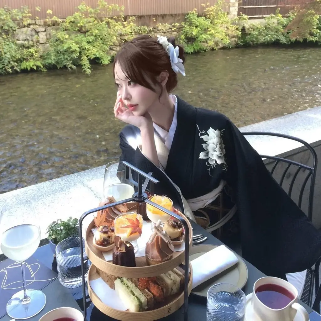 【訪問着×ヌン活】SNS映え女子増殖中！きものレンタルwargoが「着物×アフタヌーンティー 応援キャンペーン」を2026年1月27日（火）より全国8店舗で開始。ホテルとのコラボ実施中。 画像 2