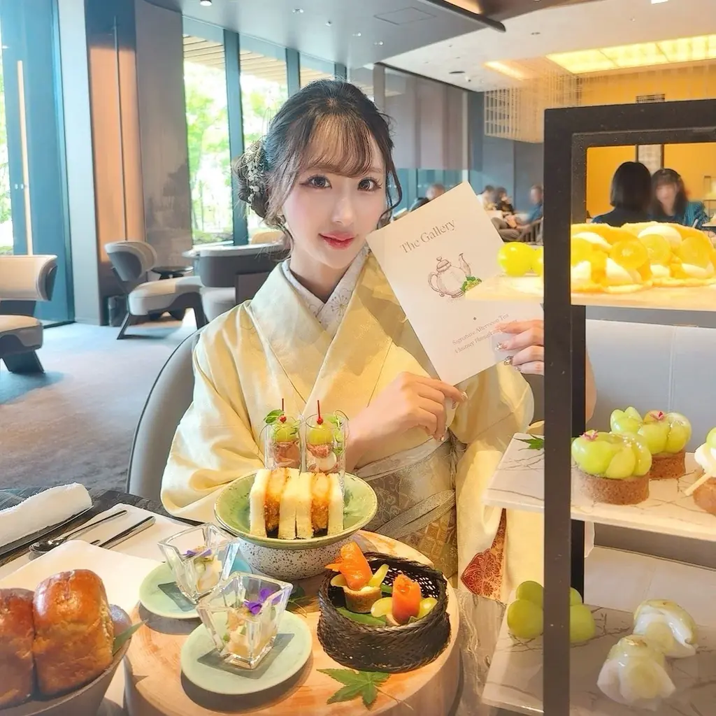 【訪問着×ヌン活】SNS映え女子増殖中！きものレンタルwargoが「着物×アフタヌーンティー 応援キャンペーン」を2026年1月27日（火）より全国8店舗で開始。ホテルとのコラボ実施中。 画像 3