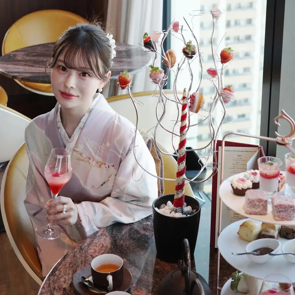 【訪問着×ヌン活】SNS映え女子増殖中！きものレンタルwargoが「着物×アフタヌーンティー 応援キャンペーン」を2026年1月27日（火）より全国8店舗で開始。ホテルとのコラボ実施中。 画像 4