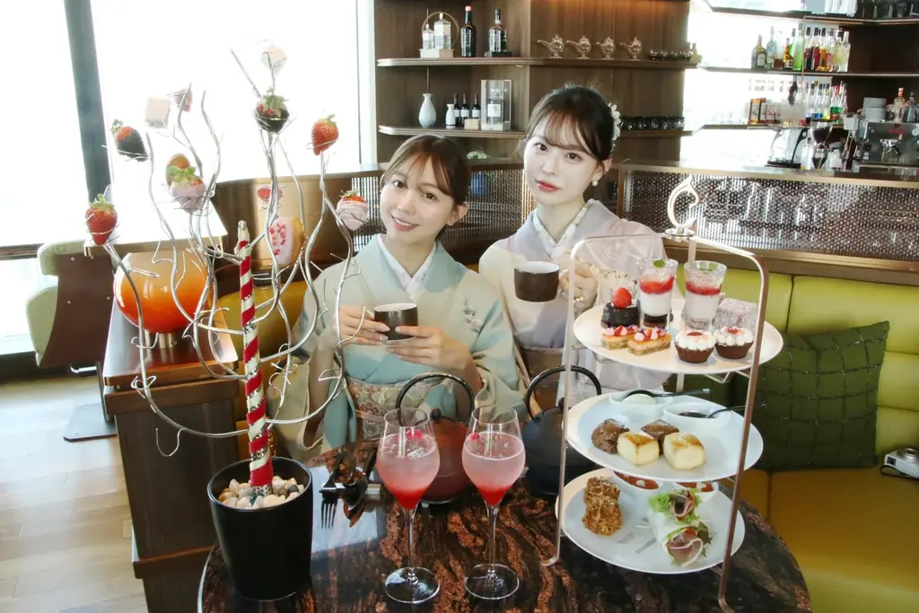 【訪問着×ヌン活】SNS映え女子増殖中！きものレンタルwargoが「着物×アフタヌーンティー 応援キャンペーン」を2026年1月27日（火）より全国8店舗で開始。ホテルとのコラボ実施中。 画像 6