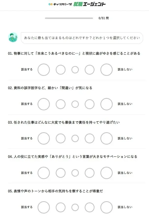 【144通りの精密診断】就活に今すぐ活かせる「自己分析診断」をキャリアパーク！就職エージェントがリリース 画像 2