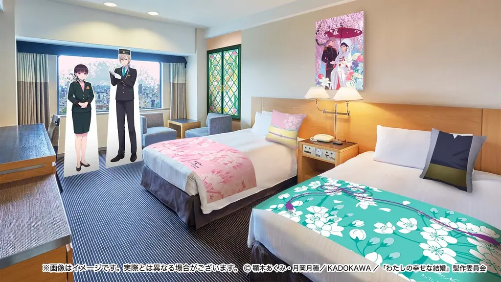 TVアニメ『わたしの幸せな結婚』×ホテルニューオータニ（東京）コラボレーションルーム誕生！ 画像 2