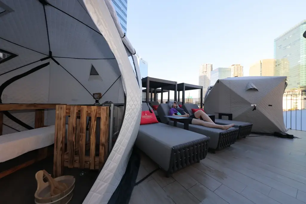 【うめきた温泉 蓮 Wellbeing Park】屋外温水インフィニティプールに絶景テントサウナが誕生 画像 3