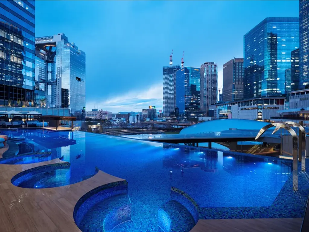 【うめきた温泉 蓮 Wellbeing Park】屋外温水インフィニティプールに絶景テントサウナが誕生 画像 6