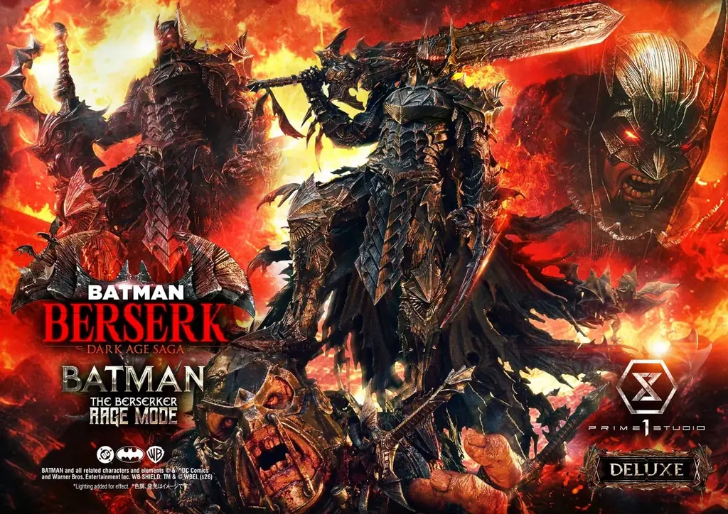プライム１スタジオが生んだ新ヒーロー！「バットマン・ザ・バーサーカー レイジモード」が1/4スケールスタチューに 画像 1