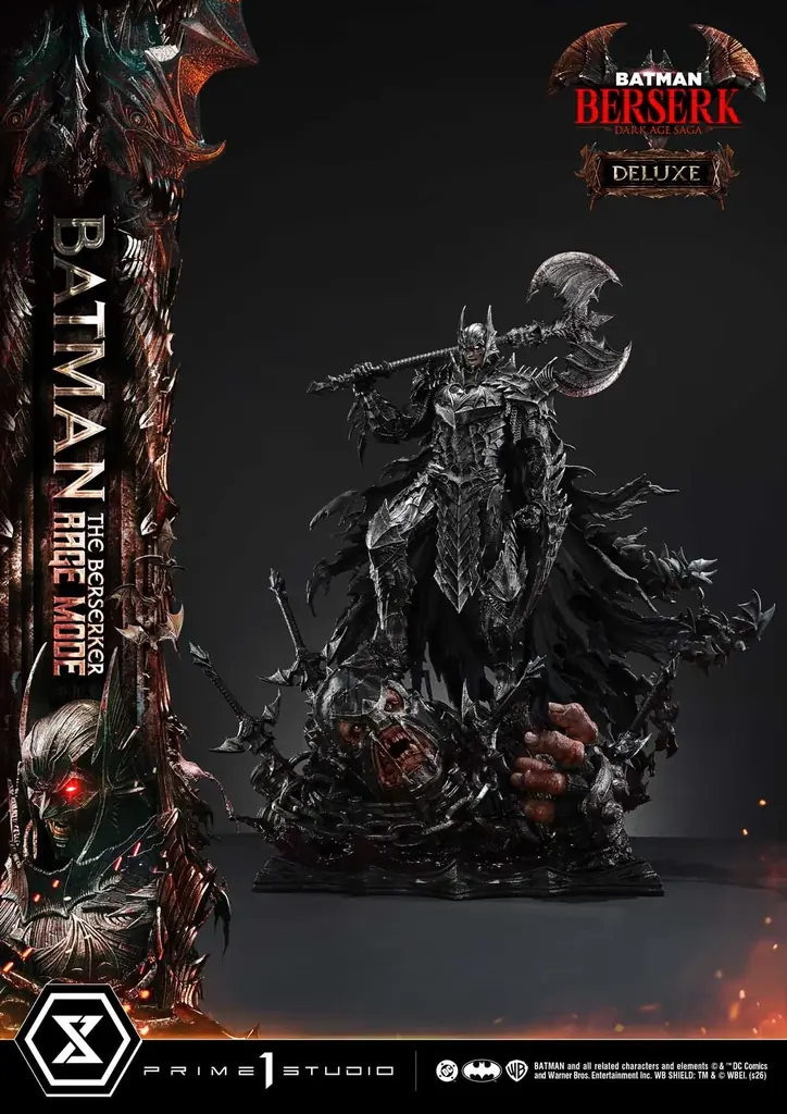 プライム１スタジオが生んだ新ヒーロー！「バットマン・ザ・バーサーカー レイジモード」が1/4スケールスタチューに 画像 12