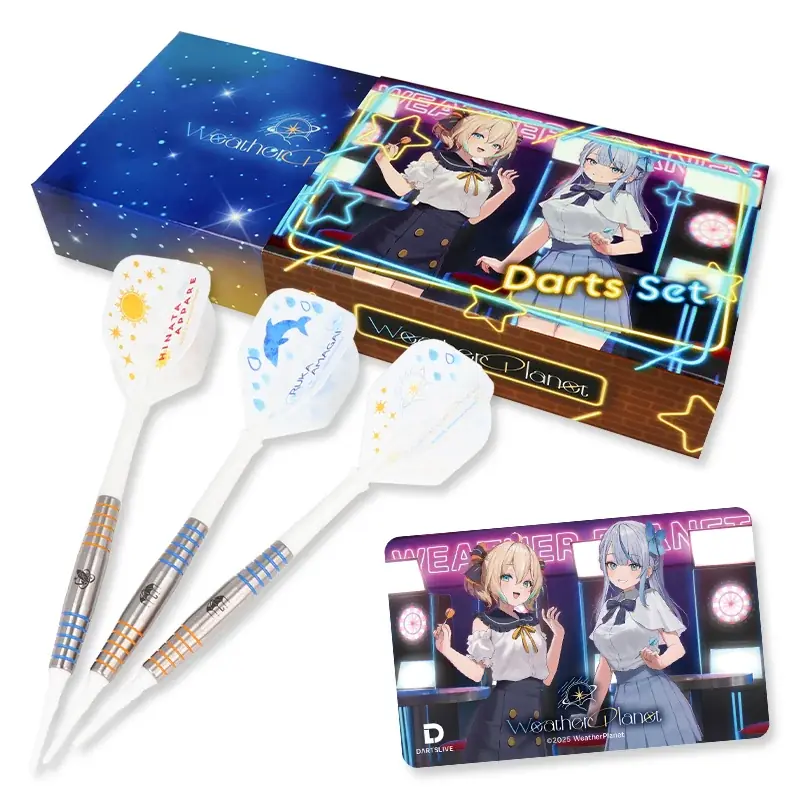 雨海ルカ・天晴ひなたによる個人VTuberユニット「Weather Planet」とダーツグッズ専門店「ダーツハイブ」がコラボレーション！ 画像 3