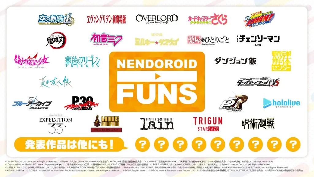 ねんどろいどの新作情報を一挙発表！「ねんどろいどFUNS 2026 WINTER」が2月5日(木)配信決定！ 画像 2