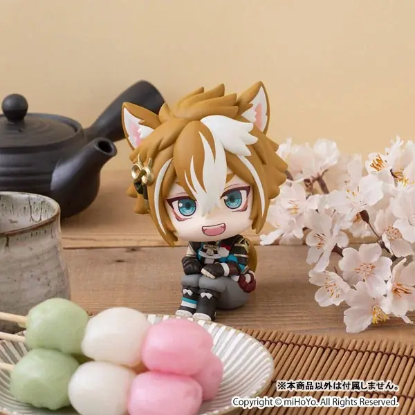 『原神』より、「ゴロー」が見上げ＆おすわりポーズの人気フィギュアシリーズ「るかっぷ」に登場。あみあみにて予約受付中。 画像 1