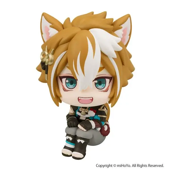 『原神』より、「ゴロー」が見上げ＆おすわりポーズの人気フィギュアシリーズ「るかっぷ」に登場。あみあみにて予約受付中。 画像 3