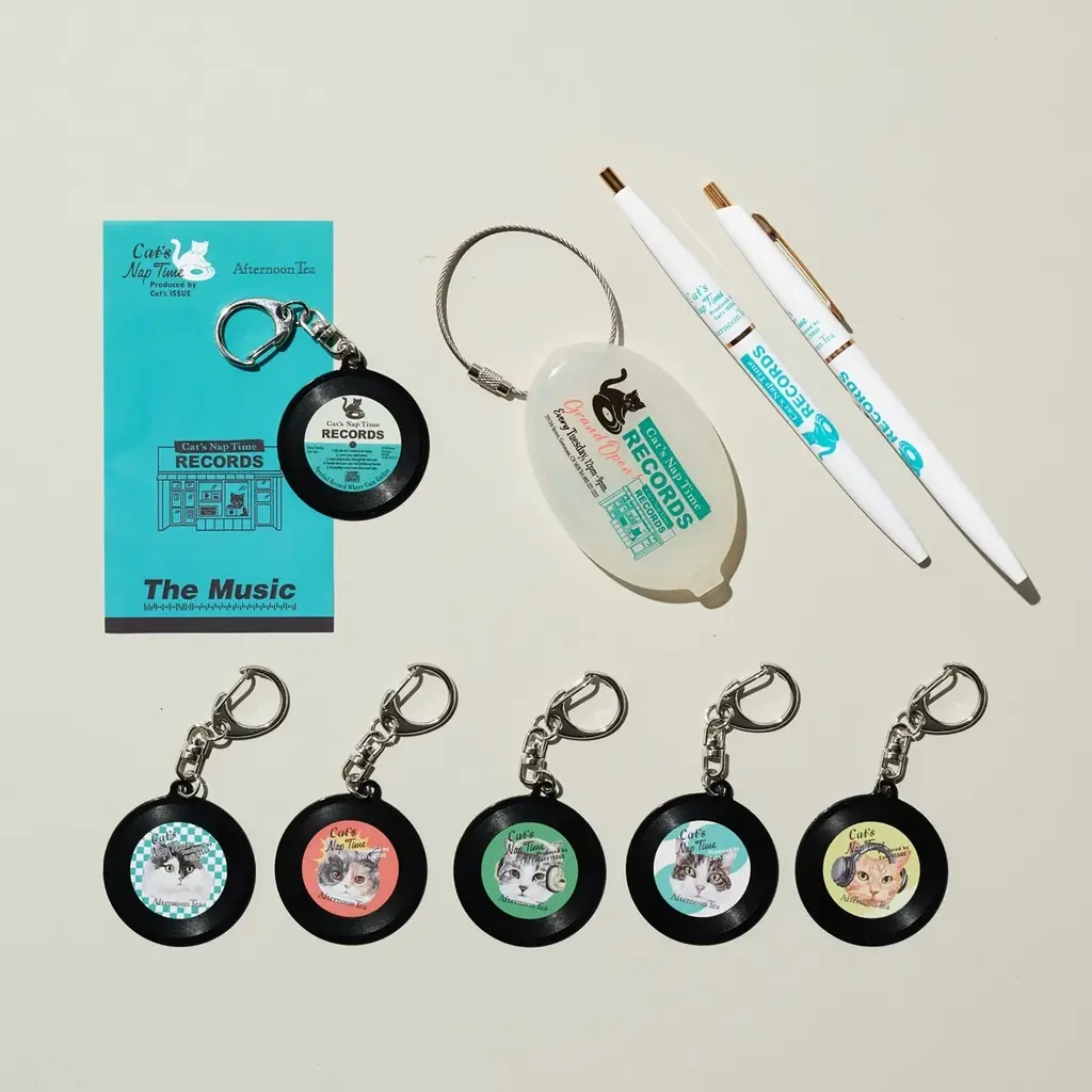 今年はネコのいたずら心をレコードやヘッドフォンで表現したアイテムが登場！Cat’s ISSUE×Afternoon Teaのコラボレーション第12弾 画像 10