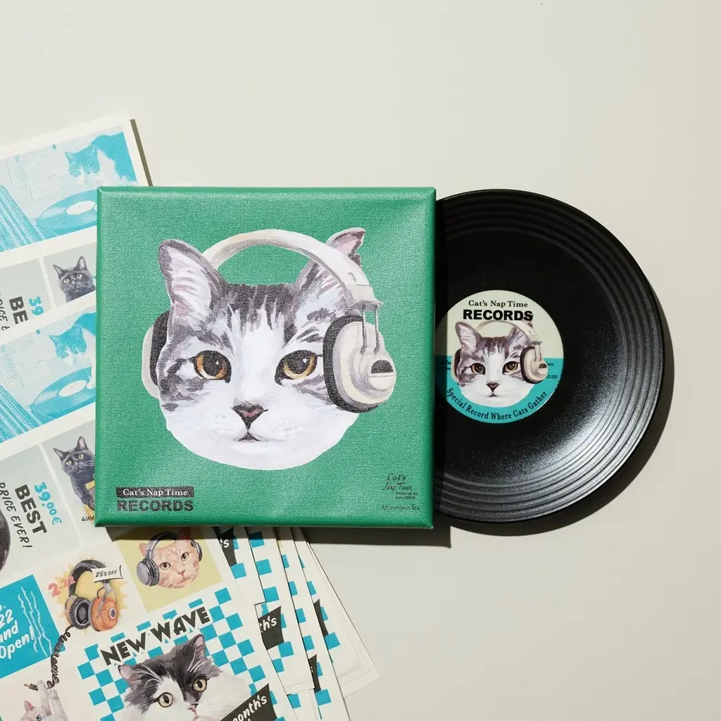 今年はネコのいたずら心をレコードやヘッドフォンで表現したアイテムが登場！Cat’s ISSUE×Afternoon Teaのコラボレーション第12弾 画像 7