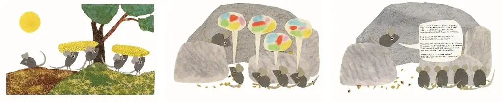 レオ・レオニ『フレデリック』×伝統工芸品「甲州印伝」創業1582年の印傳屋が描いた「絵本作品コレクション」第2弾。愛らしい後ろ姿もポイント！「財布」「ポーチ」「ペンケース」など全7種類。 画像 12