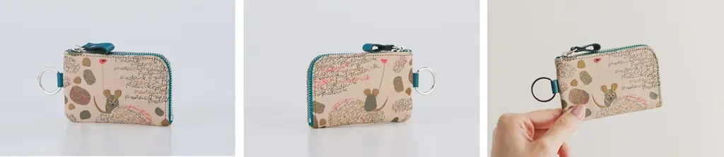 レオ・レオニ『フレデリック』×伝統工芸品「甲州印伝」創業1582年の印傳屋が描いた「絵本作品コレクション」第2弾。愛らしい後ろ姿もポイント！「財布」「ポーチ」「ペンケース」など全7種類。 画像 3