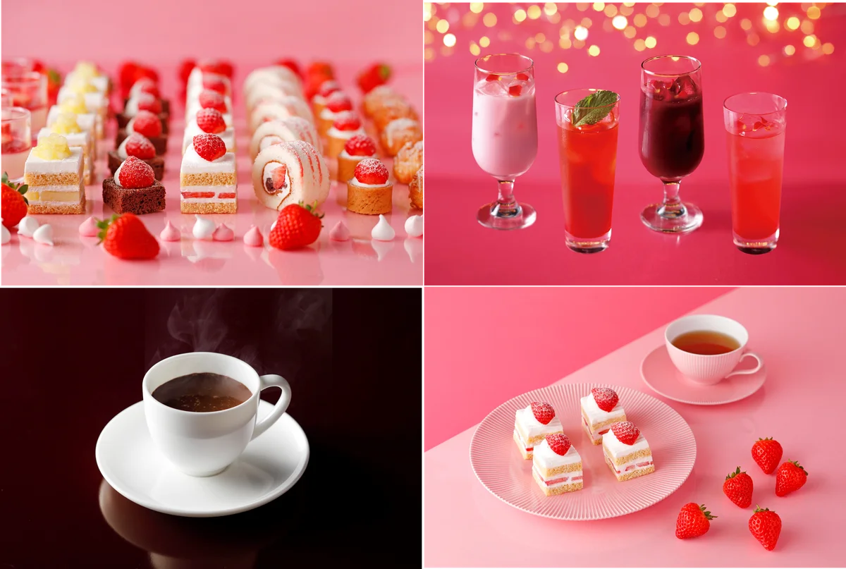 2月のいちご＆あまおうスイーツビュッフェはドリンクまで“いちご尽くし”！ 画像 1