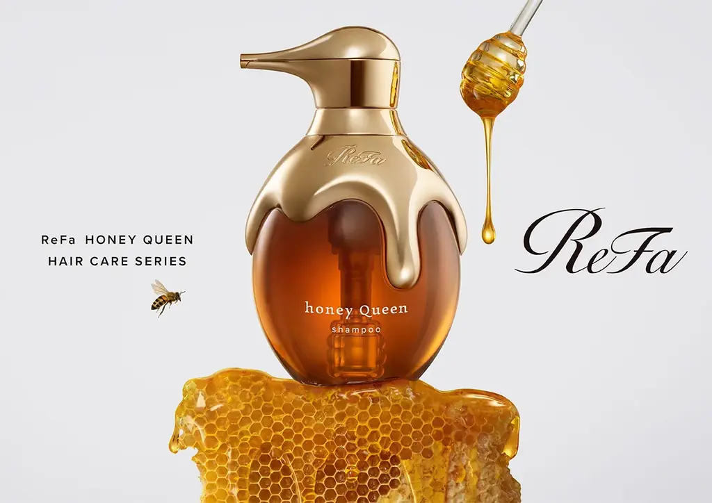 女王蜂のローヤルゼリー※1で、とろぉり濃密うるおい髪。「ReFa HONEY QUEEN HAIR CARE SERIES」2026年2月14日（土） ReFa GINZAにて先行発売。 画像 1