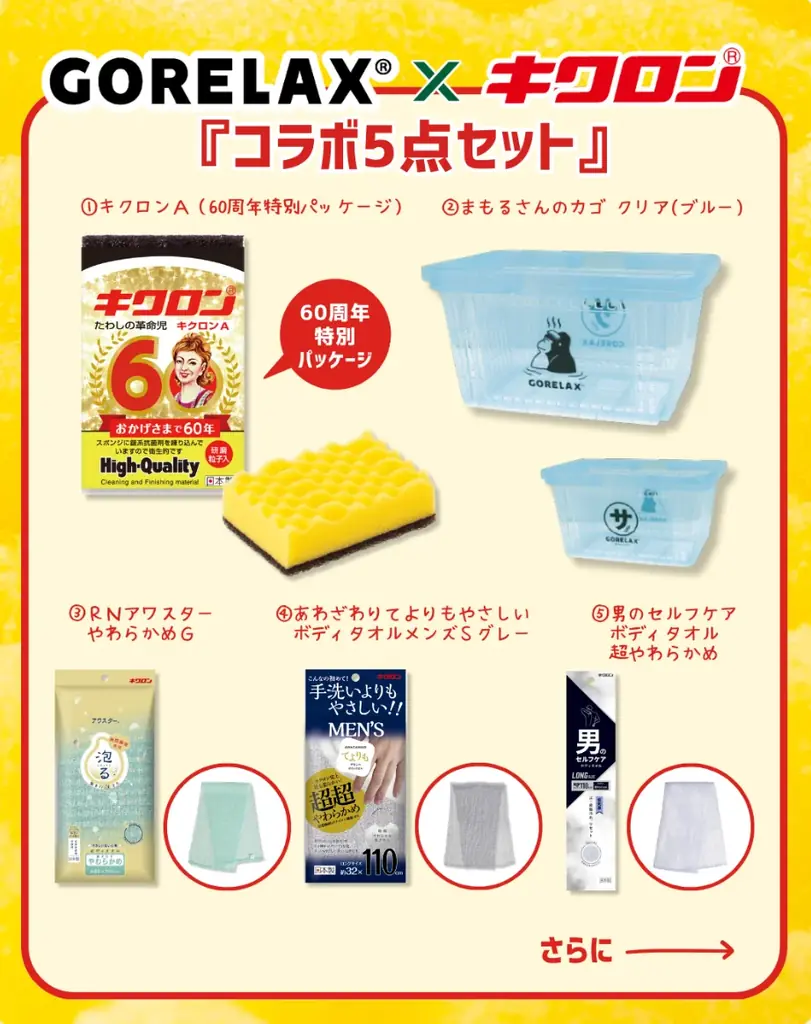 【 GORELAX × キクロン】のSNSコラボイベント！洗って・整える限定セットが当たるプレゼント企画を実施 画像 3