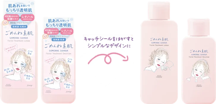 ～KOSE独自開発の発酵エキス※配合～『クリアターン ごめんね素肌』から日々ため込みがちな外的ストレス※1による肌あれをケアする低刺激化粧水・乳液を2月20日より順次発売！ 画像 4