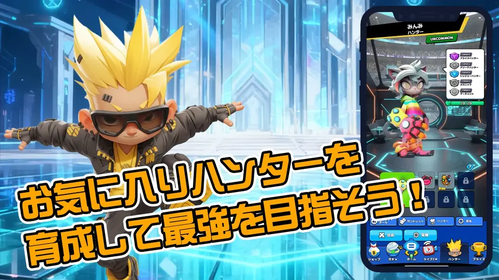 神の手を宿せ！“推し”とシンクロするオンクレバトル『バウンティハンターズ』アーリーアクセス本日開始！＆事前登録50万人突破！！ 画像 9