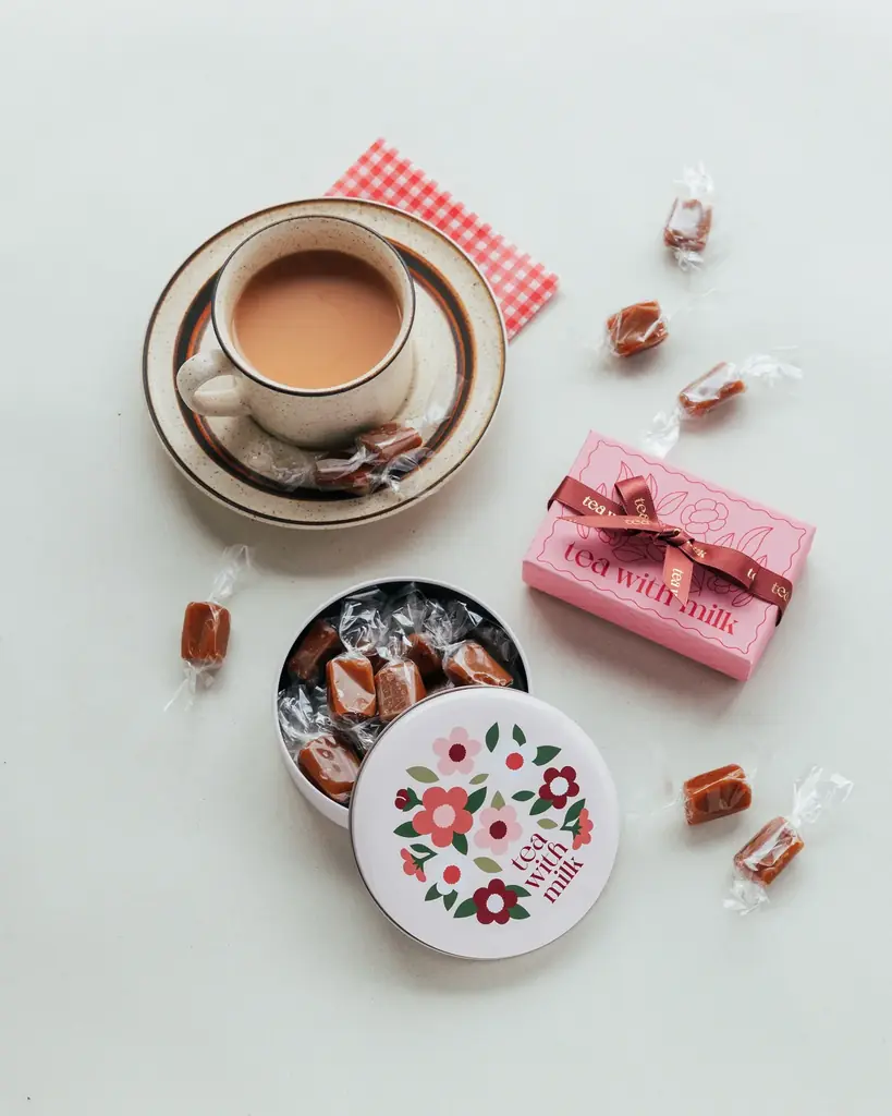 【新商品】ミルクティー味のお菓子ブランド「tea with milk」より〈ミルクティーキャラメル〉を発売。表参道にて2月13日〜15日、ポップアップ開催 画像 5