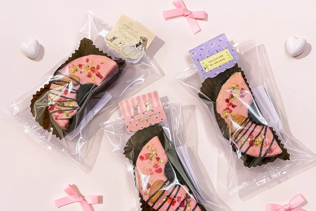 【1月30日販売】最強“盛りビジュアル”の今どきバレンタインスイーツ！「ミニョンバウム」が新デザインで登場！ 画像 9