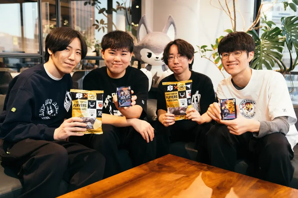 プロeスポーツチーム「ZETA DIVISION」所属選手のカードがあたる、「ストリートファイタープレイヤーズポテトチップス」の販売決定 画像 2