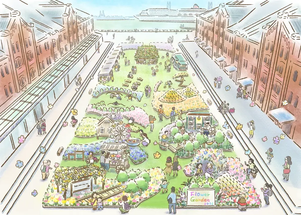 約20,000株のお花が咲き誇る！『FLOWER GARDEN 2026』3月27日(金)より横浜赤レンガ倉庫にて開催！見るだけではない、花と“過ごす”没入体験 画像 2
