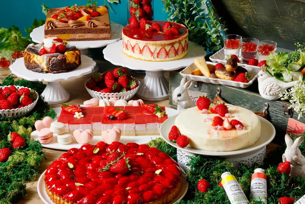 スイーツビュッフェ『苺の森のアトリエ』付き宿泊プランを販売 苺のノンアルコールスパークリングで乾杯 全室レイクビューの琵琶湖ホテルでいちごにときめく春旅 画像 3