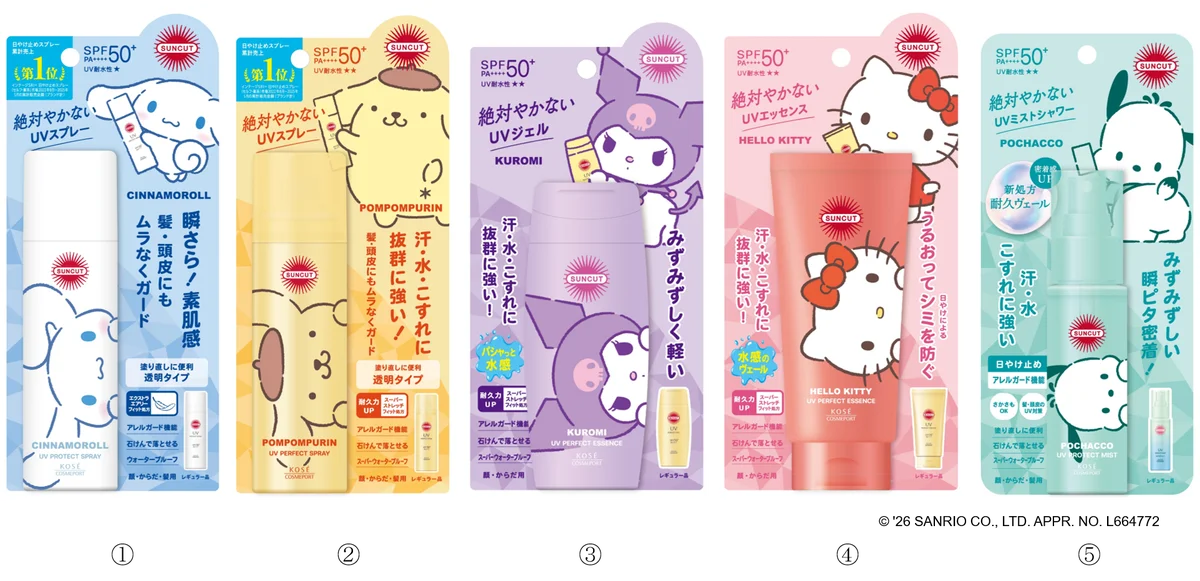 絶対やかない『サンカット®』シリーズから『サンリオキャラクターズ』 デザインパッケージを2月2日より数量限定で順次発売 画像 3
