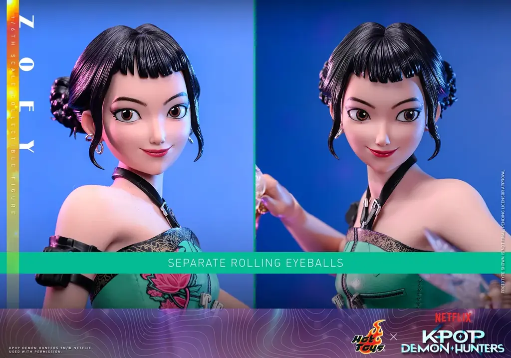 Netflix映画『KPOPガールズ! デーモン・ハンターズ』より、HUNTR/X（ハントリックス）の3人をホットトイズが1/6スケールで立体化！ 画像 21