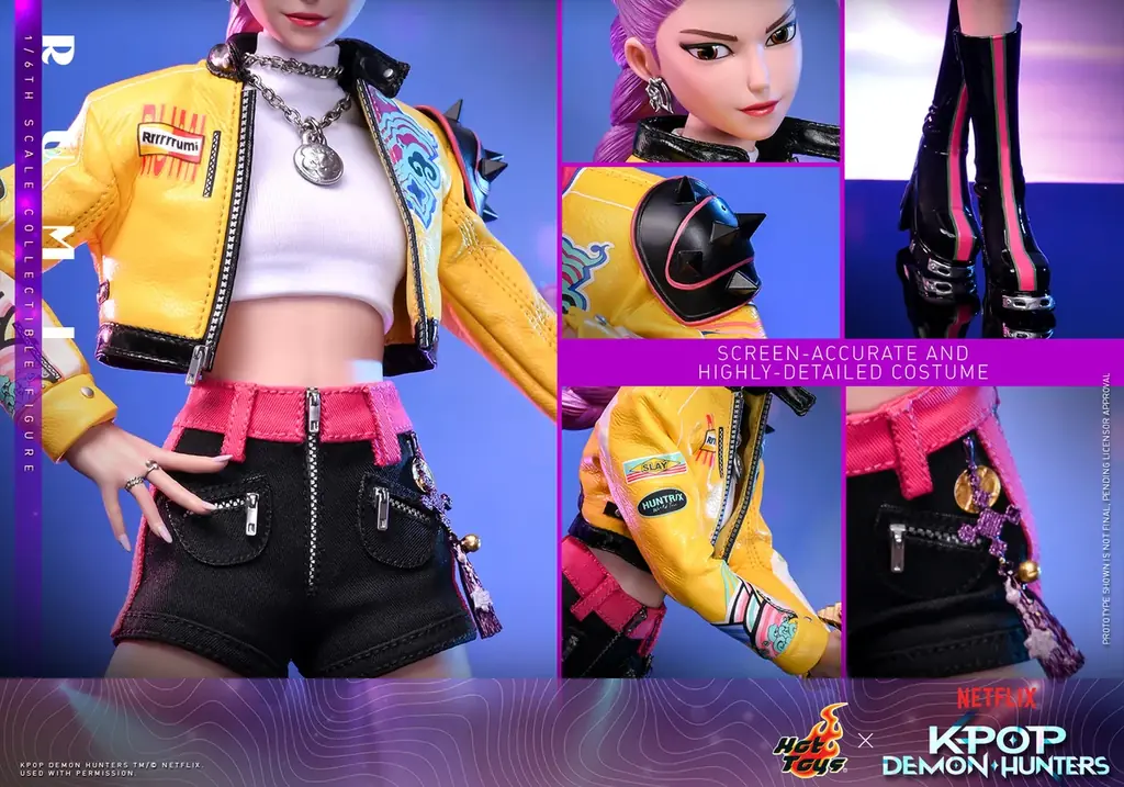 Netflix映画『KPOPガールズ! デーモン・ハンターズ』より、HUNTR/X（ハントリックス）の3人をホットトイズが1/6スケールで立体化！ 画像 7