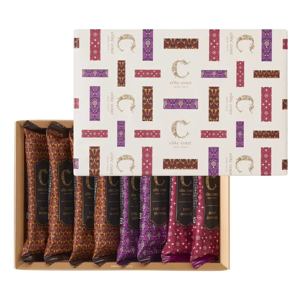 ≪期間限定≫ 季節を添えた贈りものに。ブラウニー専門店【côtecour（コートクール）】より『ブラウニー詰合せ （ベリーブラウニー入）』が登場。 画像 2