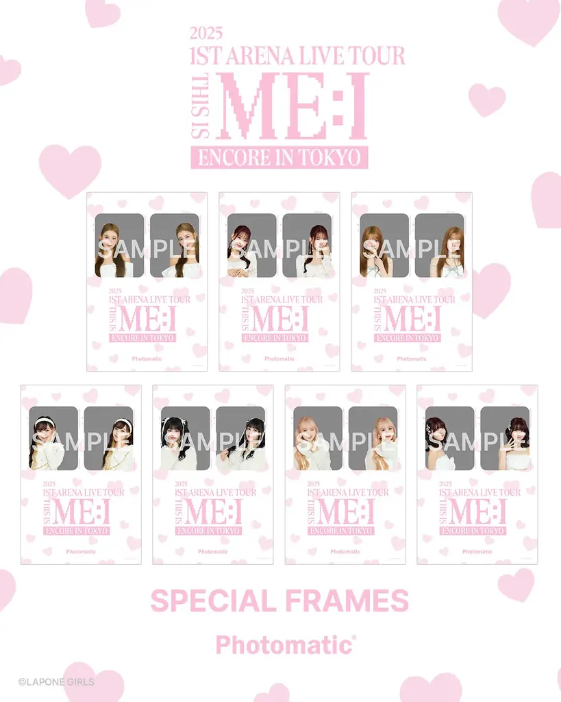 【ME:I × Photomatic】待望のコラボレーション第2弾が2月2日（月）より全国12カ所で展開 画像 2