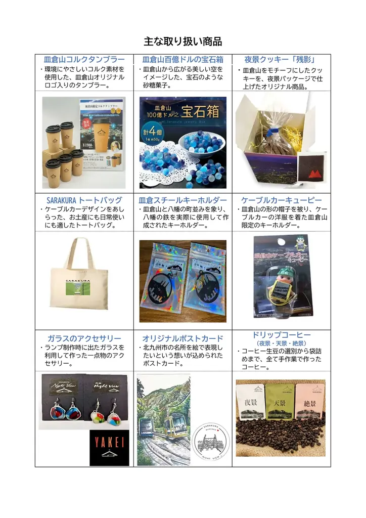 【観光大都市・北九州の魅力を発信する新たな拠点に】皿倉山の新しいおみやげが誕生＆販売コーナー開設 画像 2