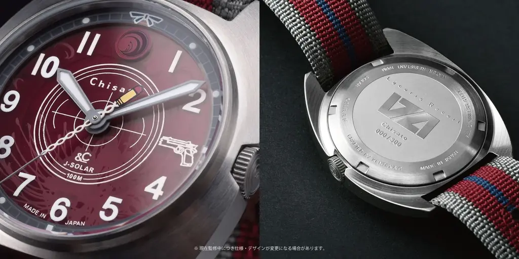 TVアニメ『リコリス・リコイル』×国産時計ブランドKENTEXコラボレーションウォッチ発売開始 画像 3