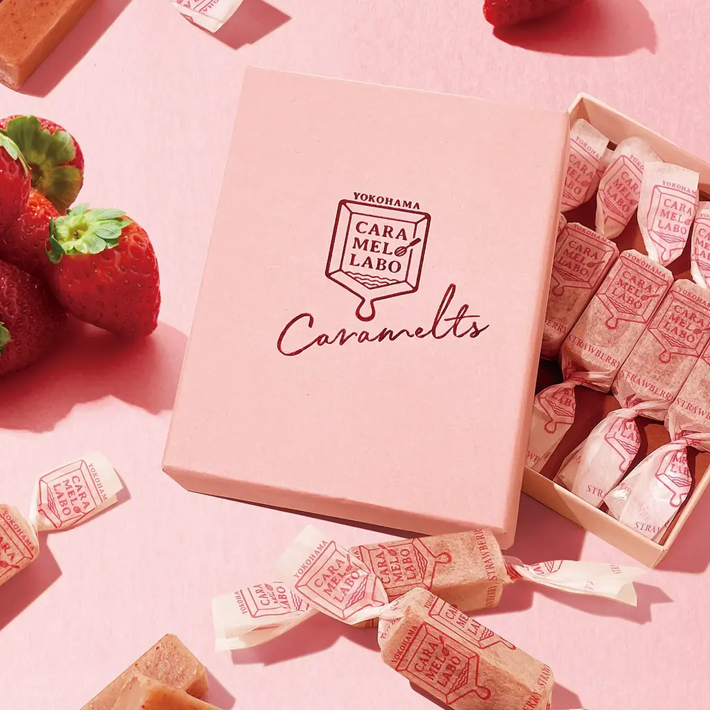 2月5日発売、ピンクBOXで贈る横濱生キャラメル ストロベリー