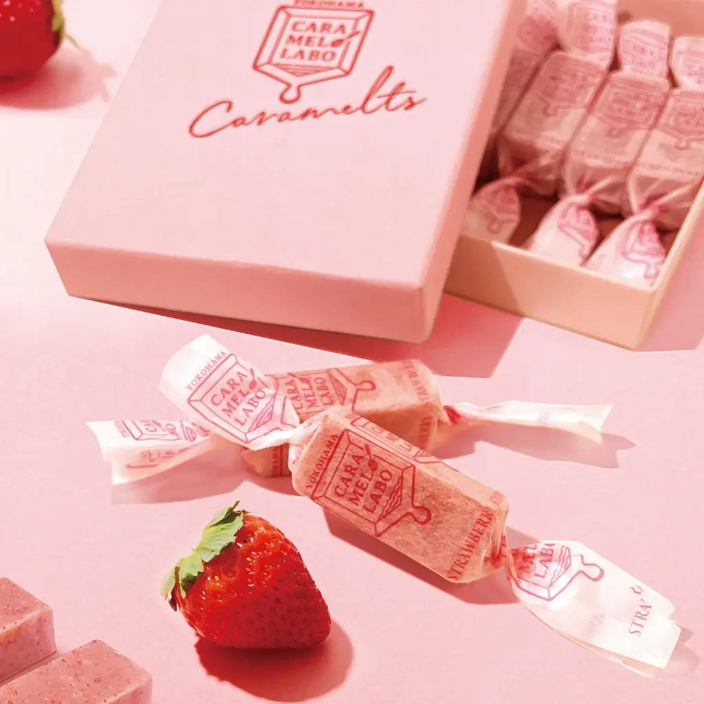 【横浜キャラメルラボ】バレンタインに贈る“とろける”いちごの誘惑。期間限定「横濱生キャラメル ストロベリー」が2月5日より発売開始！ 画像 3