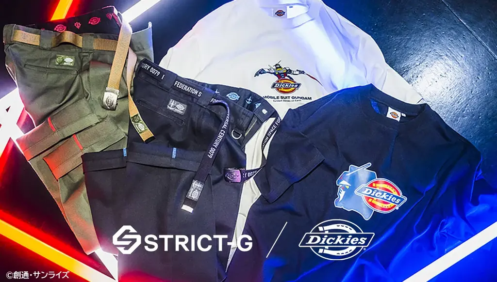 2/7店頭発売｜STRICT-G×Dickies ガンダムコラボ
