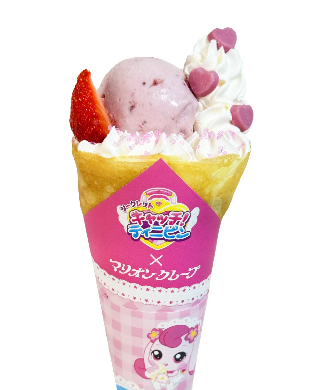 韓国発の人気アニメ『キャッチ！ティニピン』が「マリオンクレープ」とコラボ！2026年2月6日（金）から期間限定でコラボクレープや、描き下ろしイラストのオリジナルグッズが登場 画像 2