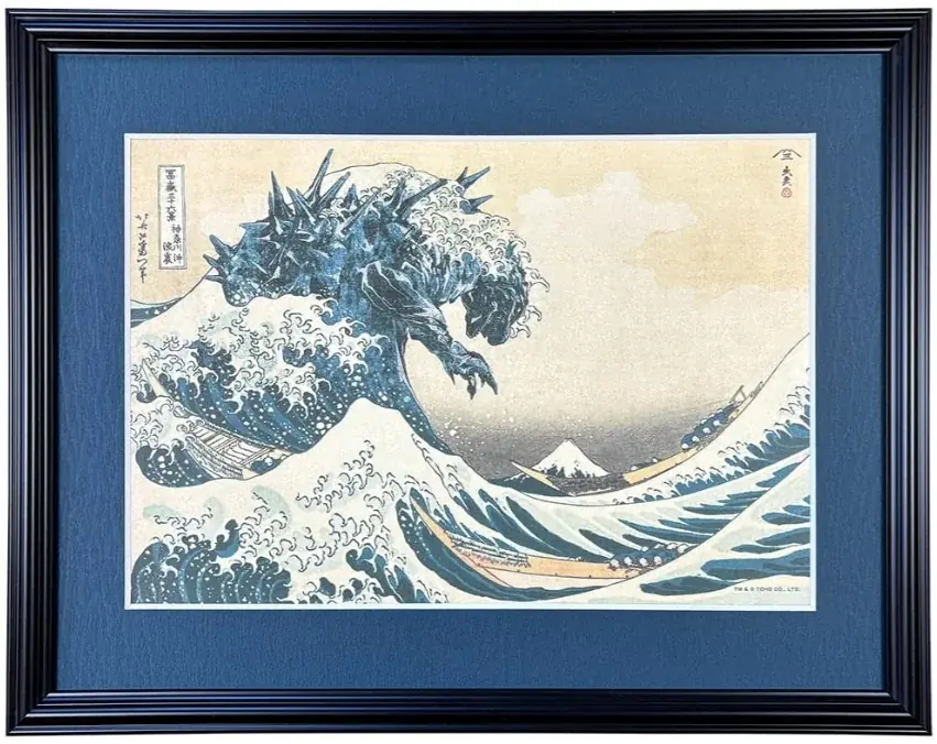 北斎×ゴジラ-1.0の浮世絵誕生！日本美術と怪獣表現の新たな接点を探るゴジラ浮世絵3部作が1月30日（金）より発売開始 画像 2