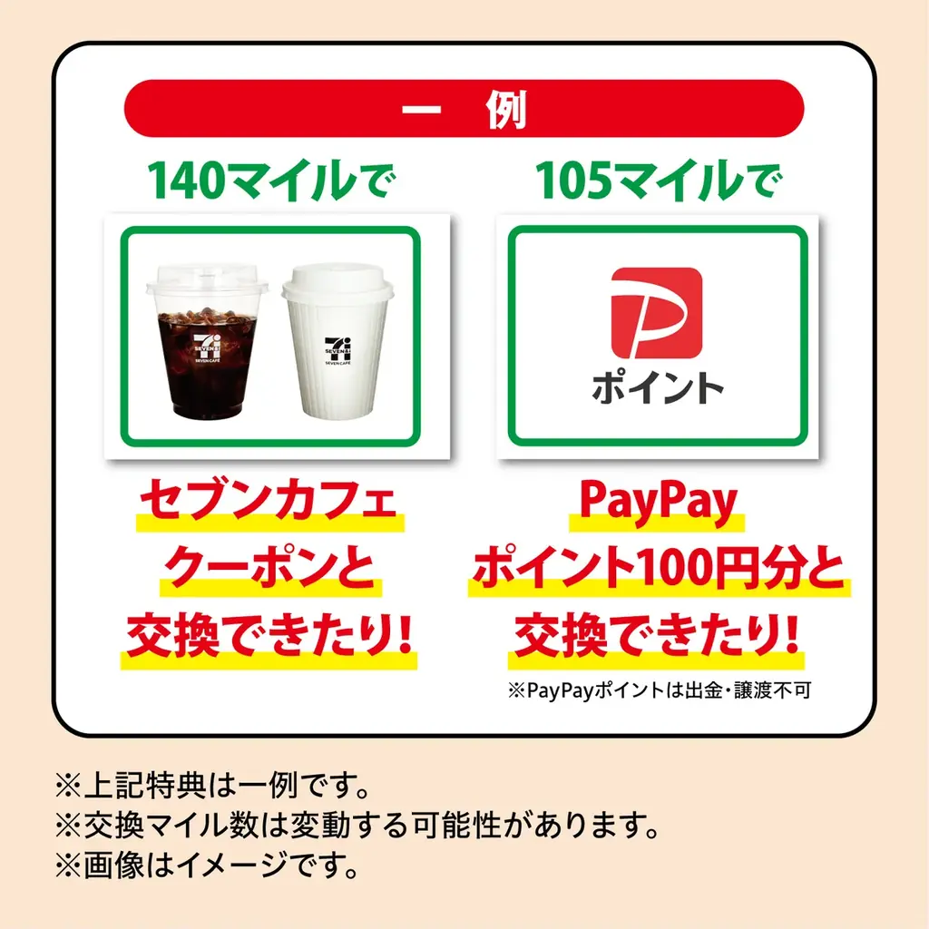 【北海道限定】1日1回使える「お得が続々クーポン」＆セブンマイル実質10倍付与　セブン-イレブンアプリ会員向けお得なキャンペーンを実施 画像 6