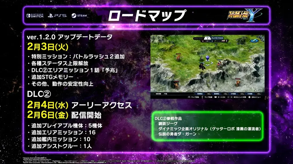 『スーパーロボット大戦Y』DLC②が2026年2月6日(金)に配信決定！ 画像 12