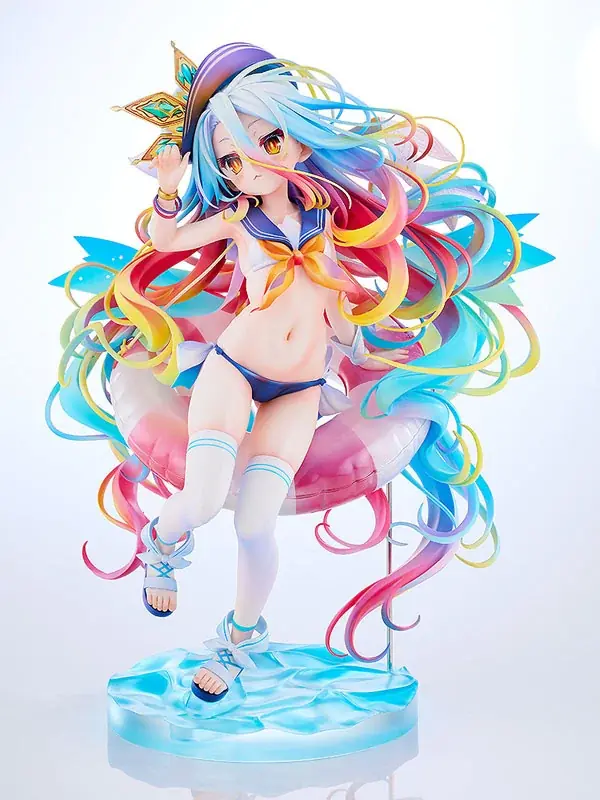 『ノーゲーム・ノーライフ』より、セーラー風水着姿の「白」がフィギュアで登場。あみあみにて予約受付中。 画像 9